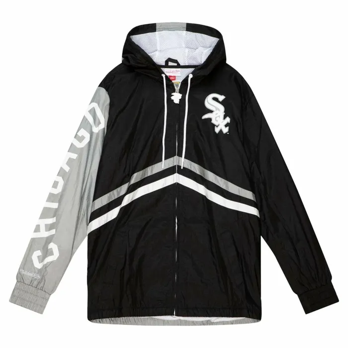 Men039s Jackets and Outerwear Mitchell and Ness Undeniable Full Zip Windbreaker Chicago White Sox Men039s Jackets and Outerwear Mitchell and Ness Undeniable Full Zip Windbreaker Chicago White Sox
