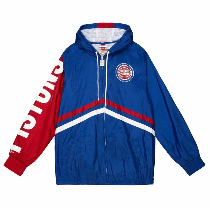 Men039s Jackets and Outerwear Mitchell and Ness Undeniable Full Zip Windbreaker Detroit Pistons Men039s Jackets and Outerwear Mitchell and Ness Undeniable Full Zip Windbreaker Detroit Pistons