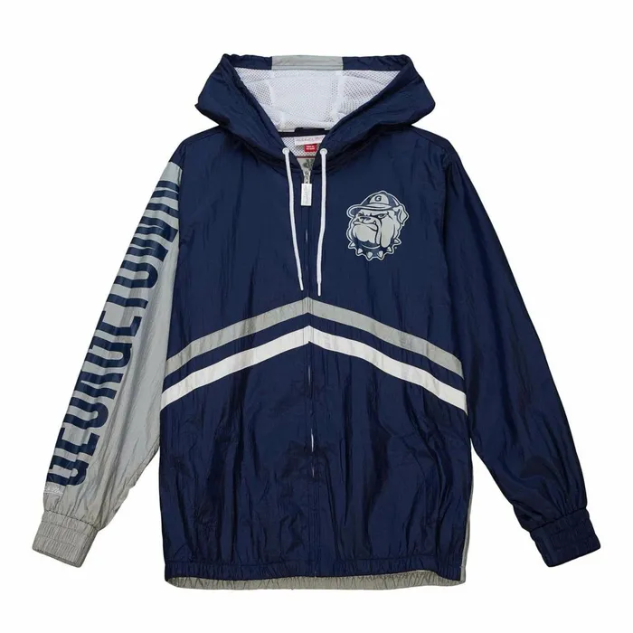 Men039s Jackets and Outerwear Mitchell and Ness Undeniable Full Zip Windbreaker Georgetown University Men039s Jackets and Outerwear Mitchell and Ness Undeniable Full Zip Windbreaker Georgetown University
