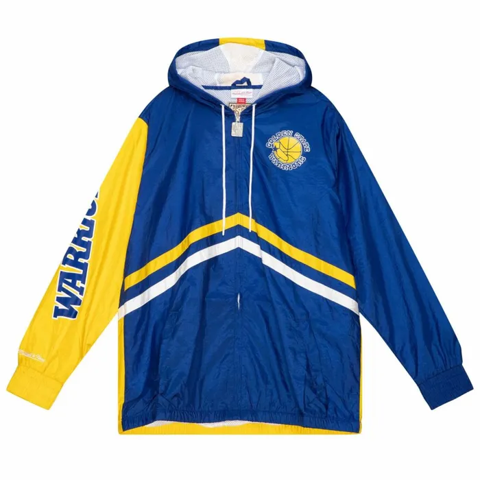 Men039s Jackets and Outerwear Mitchell and Ness Undeniable Full Zip Windbreaker Golden State Warriors Men039s Jackets and Outerwear Mitchell and Ness Undeniable Full Zip Windbreaker Golden State Warriors