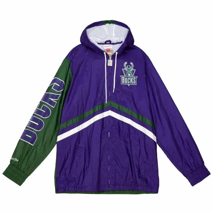 Men039s Jackets and Outerwear Mitchell and Ness Undeniable Full Zip Windbreaker Milwaukee Bucks Men039s Jackets and Outerwear Mitchell and Ness Undeniable Full Zip Windbreaker Milwaukee Bucks