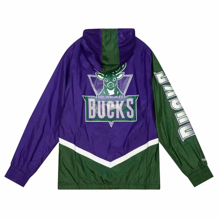 Men039s Jackets and Outerwear Mitchell and Ness Undeniable Full Zip Windbreaker Milwaukee Bucks Men039s Jackets and Outerwear Mitchell and Ness Undeniable Full Zip Windbreaker Milwaukee Bucks
