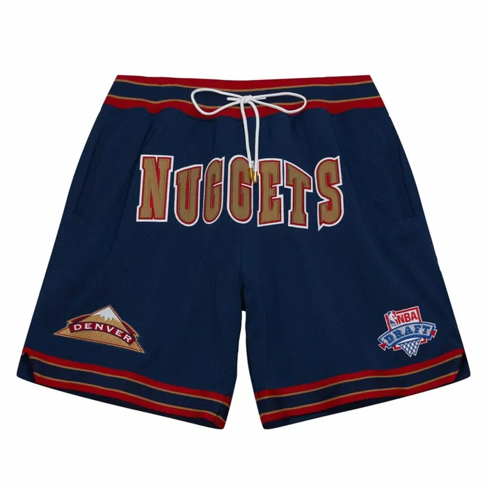 Men039s Just Don Mitchell and Ness Just Don Hardwood Classics Shorts Denver Nuggets 1993