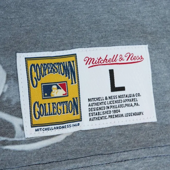 Men039s MLB Mitchell and Ness Highlight Sublimated Player Tee Atlanta Braves Chipper Jones Men039s MLB Mitchell and Ness Highlight Sublimated Player Tee Atlanta Braves Chipper Jones