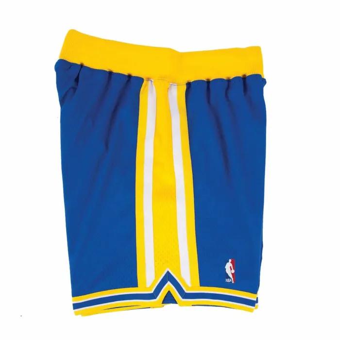 Men039s NBA Authentic Mitchell and Ness Authentic Shorts Golden State Warriors Road 199596 Men039s NBA Authentic Mitchell and Ness Authentic Shorts Golden State Warriors Road 199596