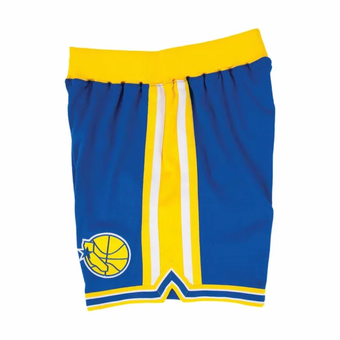 Men039s NBA Authentic Mitchell and Ness Authentic Shorts Golden State Warriors Road 199596 Men039s NBA Authentic Mitchell and Ness Authentic Shorts Golden State Warriors Road 199596