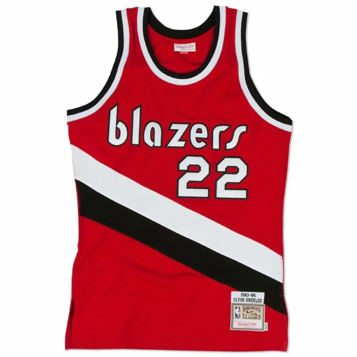 Men039s NBA Authentic Mitchell and Ness Clyde Drexler 198384 Authentic Jersey Portland Trail Blazers Men039s NBA Authentic Mitchell and Ness Clyde Drexler 198384 Authentic Jersey Portland Trail Blazers