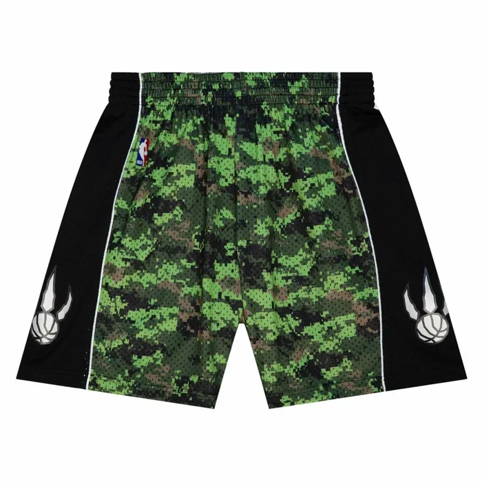 Men039s NBA Swingman Mitchell and Ness Camo Swingman Toronto Raptors Alternate 201112 Shorts
