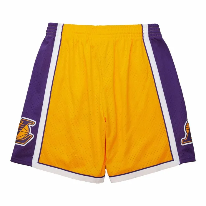 Men039s NBA Swingman Mitchell and Ness LA Showtime Shorts Los Angeles Lakers Magic Johnson Men039s NBA Swingman Mitchell and Ness LA Showtime Shorts Los Angeles Lakers Magic Johnson