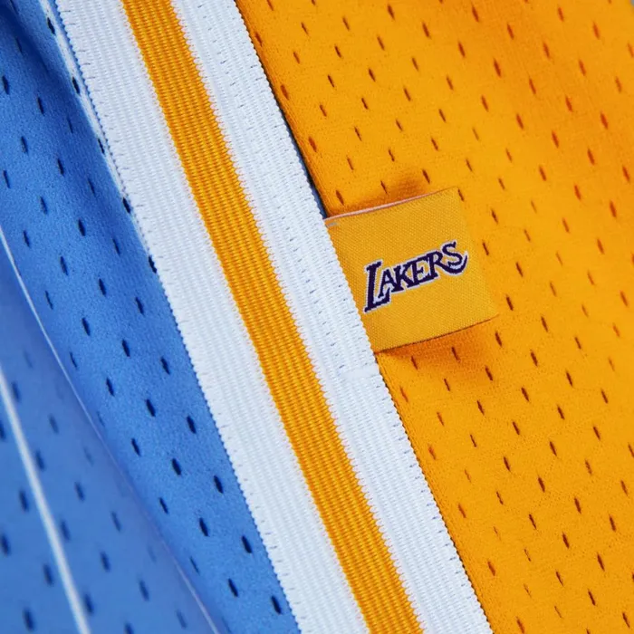 Men039s NBA Swingman Mitchell and Ness MandN X Uninterrupted Swingman Los Angeles Lakers 198485 Shorts Men039s NBA Swingman Mitchell and Ness MandN X Uninterrupted Swingman Los Angeles Lakers 198485 Shorts