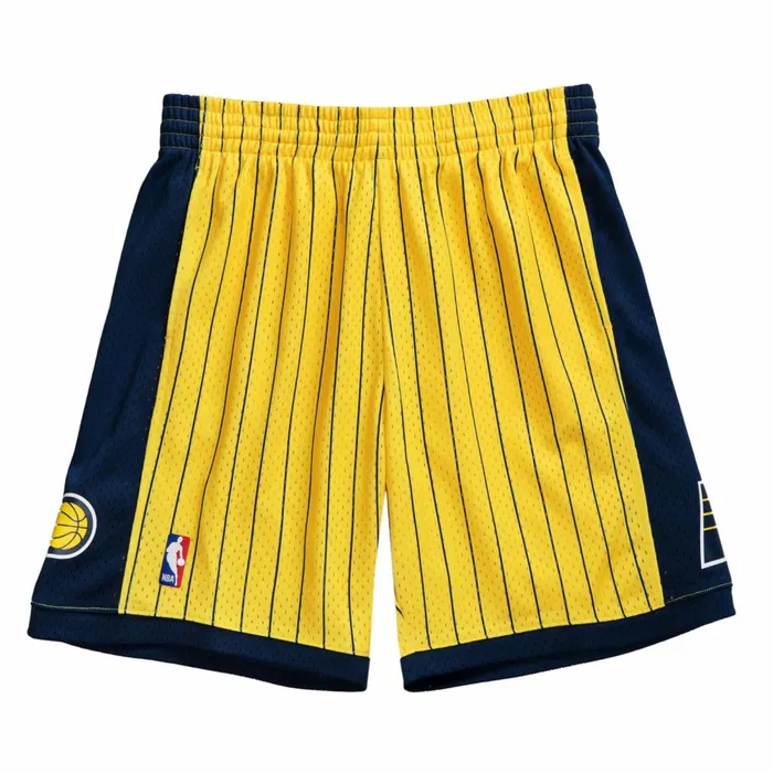 Men039s NBA Swingman Mitchell and Ness Swingman Indiana Pacers 199900 Shorts