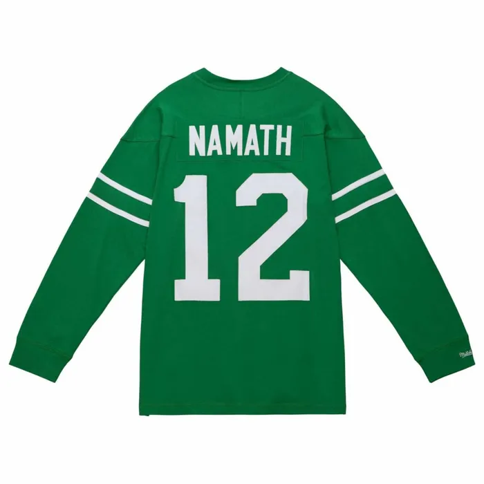 Men039s NFL Mitchell and Ness NandN Longsleeve Tee New York Jets 1969 Joe Namath Men039s NFL Mitchell and Ness NandN Longsleeve Tee New York Jets 1969 Joe Namath