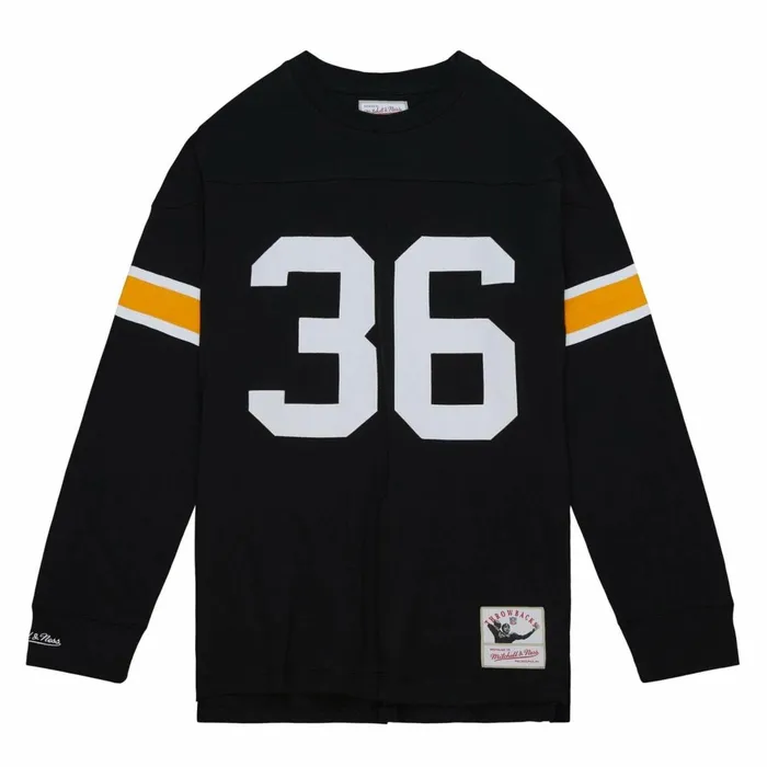Men039s NFL Mitchell and Ness NandN Longsleeve Tee Pittsburgh Steelers 1996 Jerome Bettis Men039s NFL Mitchell and Ness NandN Longsleeve Tee Pittsburgh Steelers 1996 Jerome Bettis