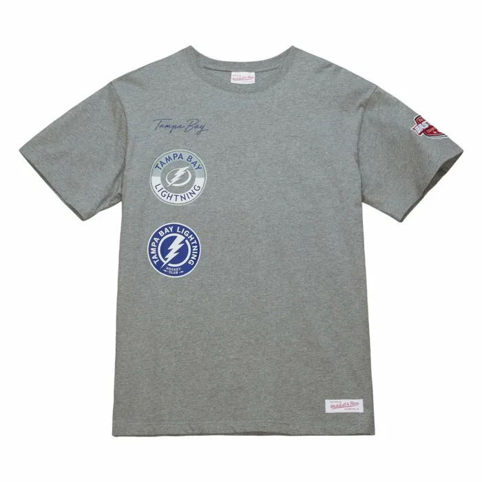 Men039s NHL Mitchell and Ness City Collection SS Tee Tampa Bay Lightning