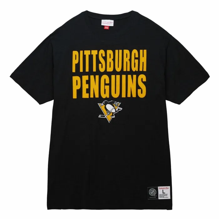 Men039s NHL Mitchell and Ness Legendary Slub SS Tee Pittsburgh Penguins