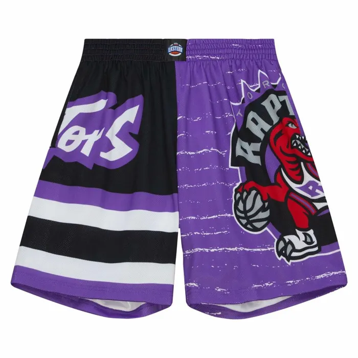 Men039s Shorts Mitchell and Ness Jumbotron 30 Shorts Toronto Raptors