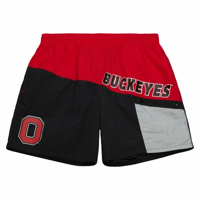 Men039s Shorts Mitchell and Ness Nylon Utility Shorts Ohio State