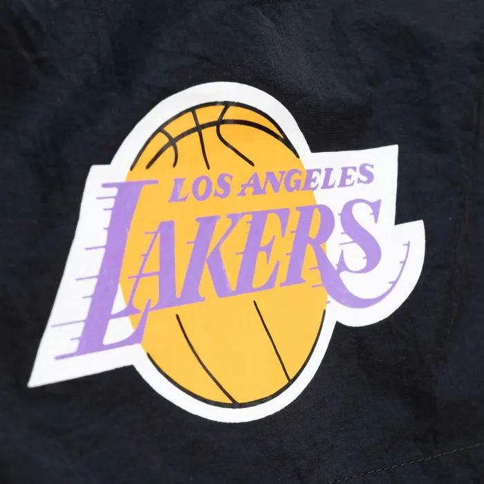 Men039s Shorts Mitchell and Ness Team Essentials Nylon Shorts Los Angeles Lakers Men039s Shorts Mitchell and Ness Team Essentials Nylon Shorts Los Angeles Lakers