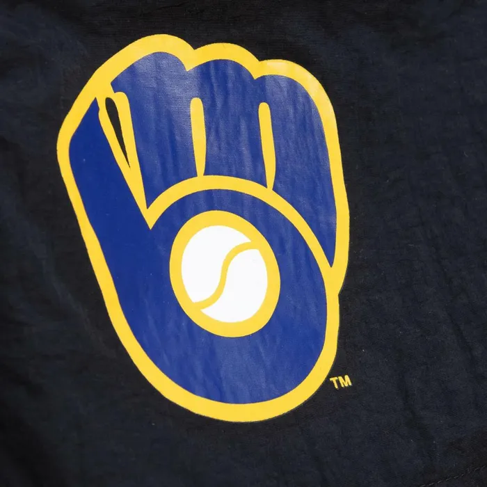 Men039s Shorts Mitchell and Ness Team Essentials Nylon Shorts Milwaukee Brewers Men039s Shorts Mitchell and Ness Team Essentials Nylon Shorts Milwaukee Brewers