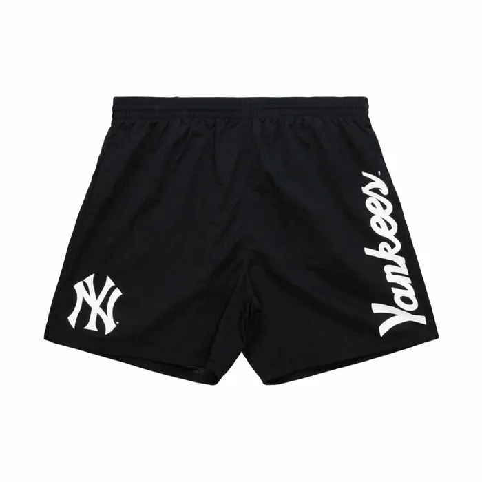 Men039s Shorts Mitchell and Ness Team Essentials Nylon Shorts New York Yankees Men039s Shorts Mitchell and Ness Team Essentials Nylon Shorts New York Yankees
