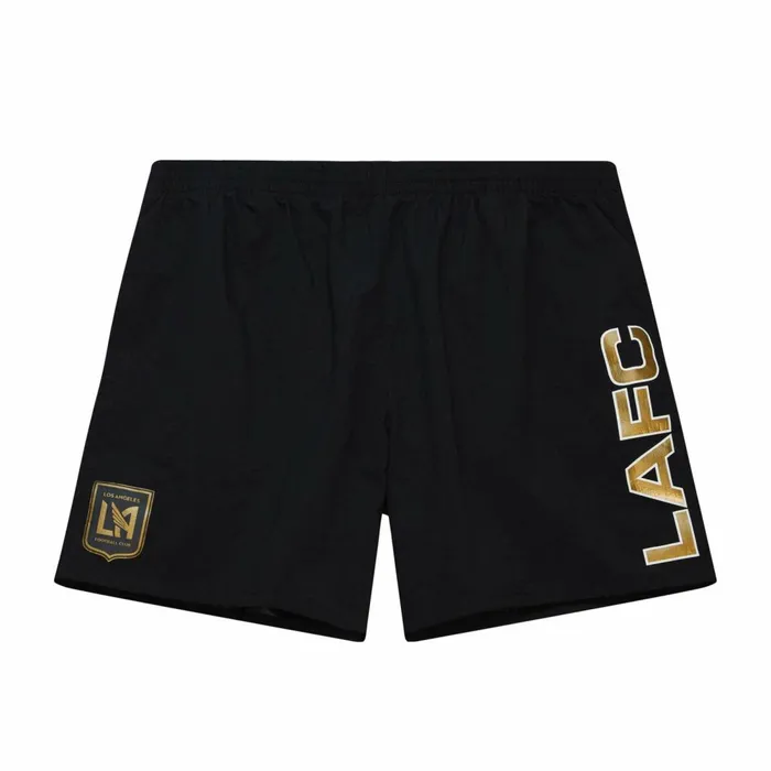 Men039s Shorts Mitchell and Ness Team Heritage Woven Short Los Angeles FC