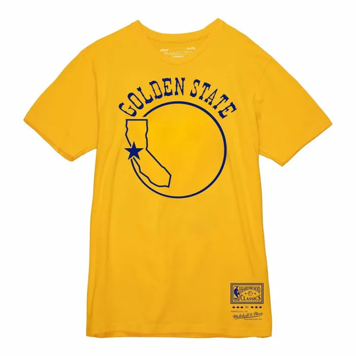 Men039s TShirts and Tops Mitchell and Ness Basic Logo 9 Tee Golden State Warriors