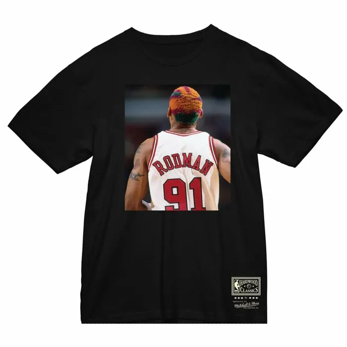 Men039s TShirts and Tops Mitchell and Ness Chicago Bulls Dennis Rodman Tee