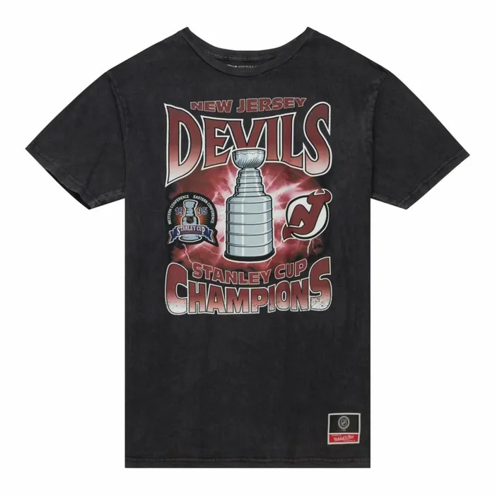 Men039s TShirts and Tops Mitchell and Ness Cup Chase Tee New Jersey Devils