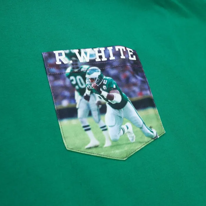Men039s TShirts and Tops Mitchell and Ness Premium Pocket Photo Tee Philadelphia Eagles Reggie White Men039s TShirts and Tops Mitchell and Ness Premium Pocket Photo Tee Philadelphia Eagles Reggie White