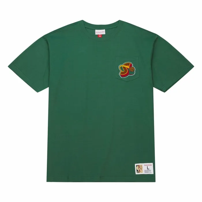 Men039s TShirts and Tops Mitchell and Ness Premium Pocket Tee Seattle Supersonics Men039s TShirts and Tops Mitchell and Ness Premium Pocket Tee Seattle Supersonics