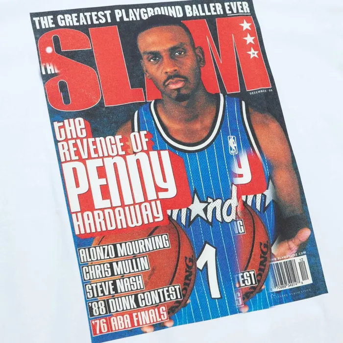 Men039s TShirts and Tops Mitchell and Ness Slam Cover Orlando Magic Penny Hardaway Men039s TShirts and Tops Mitchell and Ness Slam Cover Orlando Magic Penny Hardaway