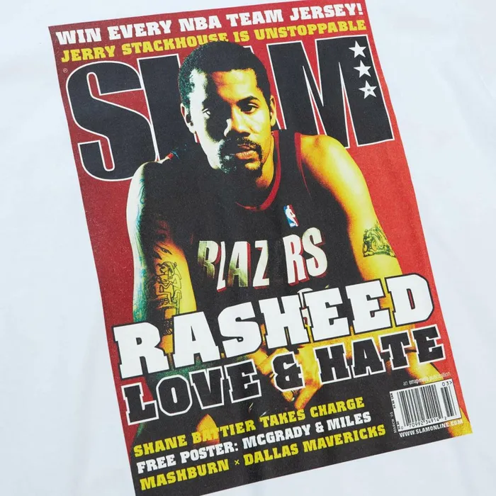 Men039s TShirts and Tops Mitchell and Ness Slam Cover Portland Trail Blazers Rasheed Wallace Men039s TShirts and Tops Mitchell and Ness Slam Cover Portland Trail Blazers Rasheed Wallace