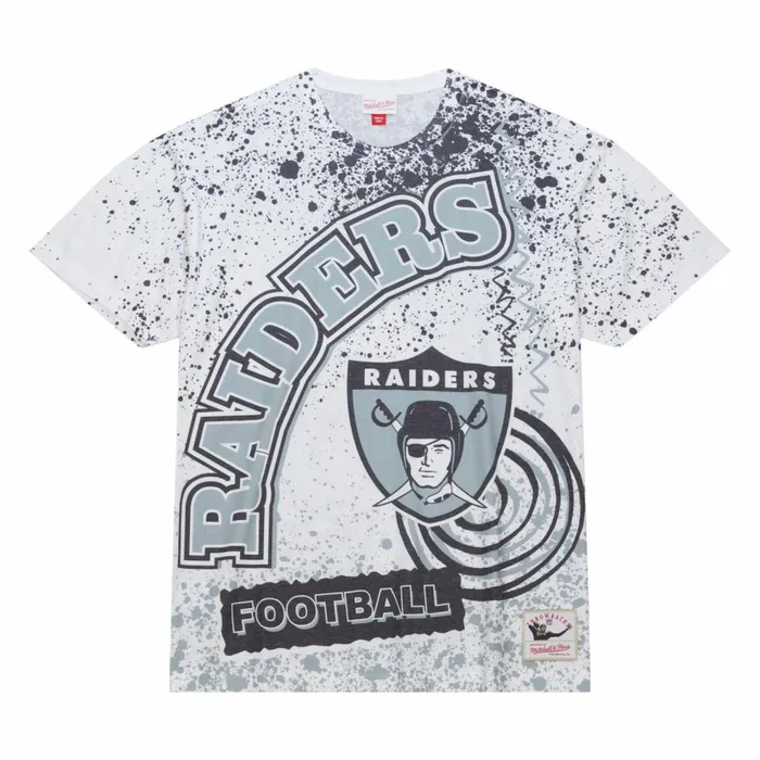 Men039s TShirts and Tops Mitchell and Ness Team Burst Sublimated SS Tee Oakland Raiders Men039s TShirts and Tops Mitchell and Ness Team Burst Sublimated SS Tee Oakland Raiders