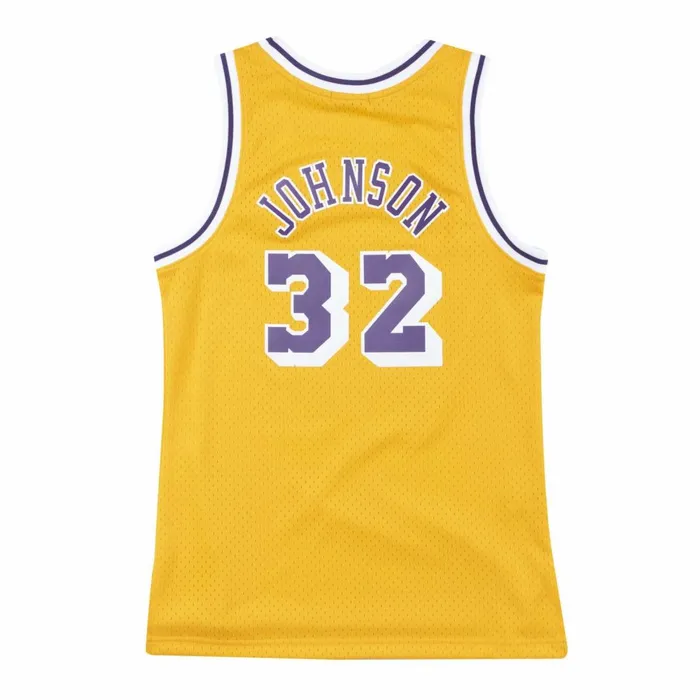 Men039sWomen039s NBA Swingman Mitchell and Ness Women039s Swingman Jersey Los Angeles Lakers 198485 Magic Johnson Men039sWomen039s NBA Swingman Mitchell and Ness Women039s Swingman Jersey Los Angeles Lakers 198485 Magic Johnson