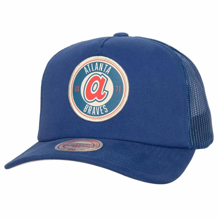 Men039sWomen039s Snapback 1921 Styles Mitchell and Ness Circle Change Trucker Coop Atlanta Braves Men039sWomen039s Snapback 1921 Styles Mitchell and Ness Circle Change Trucker Coop Atlanta Braves