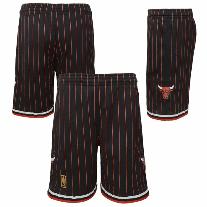 Men039sYouth NBA Swingman Mitchell and Ness Swingman Chicago Bulls Alternate 199697 Shorts Men039sYouth NBA Swingman Mitchell and Ness Swingman Chicago Bulls Alternate 199697 Shorts