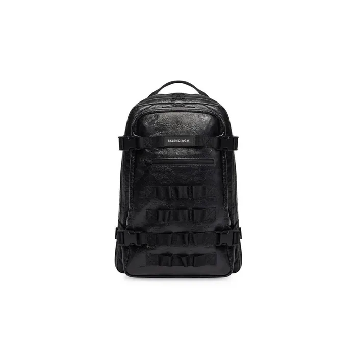 Men Backpacks Balenciaga Army Small Backpack In Black