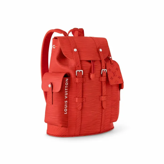 Men Bags Louis Vuitton Louis Vuitton Christopher MM M23764 Vermillion Red 8211 Louis Vuitton Handbag Store