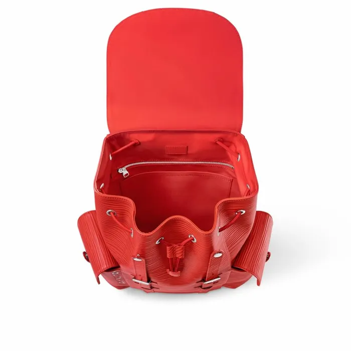 Men Bags Louis Vuitton Louis Vuitton Christopher MM M23764 Vermillion Red 8211 Louis Vuitton Handbag Store