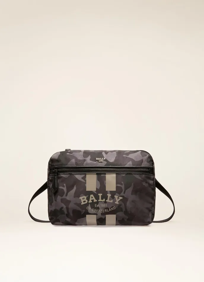 Men Bally Backpacks Fixie 8211 Nylon Backpack In Black