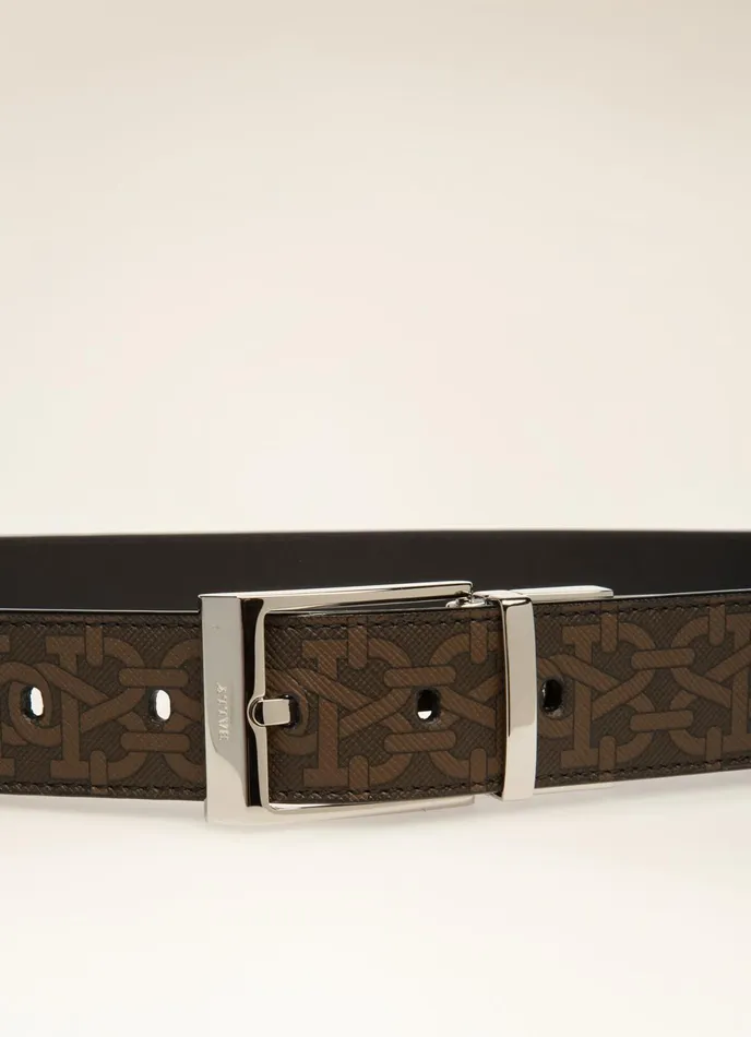 Men Bally Belts Shiff 8211 TPU 35mm Belt In Brown and Black