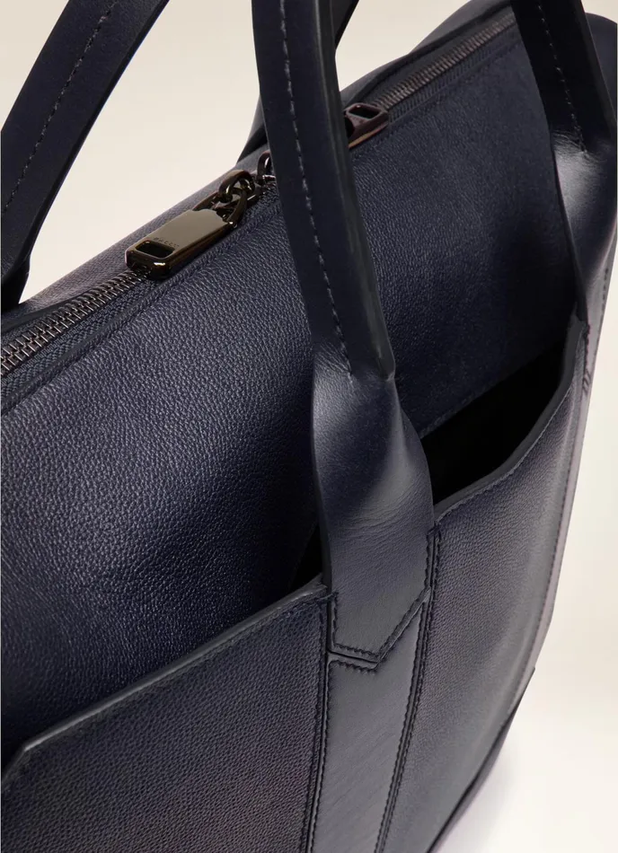 Men Bally Business Bags Elter 8211 Leather Business Bag In Navy