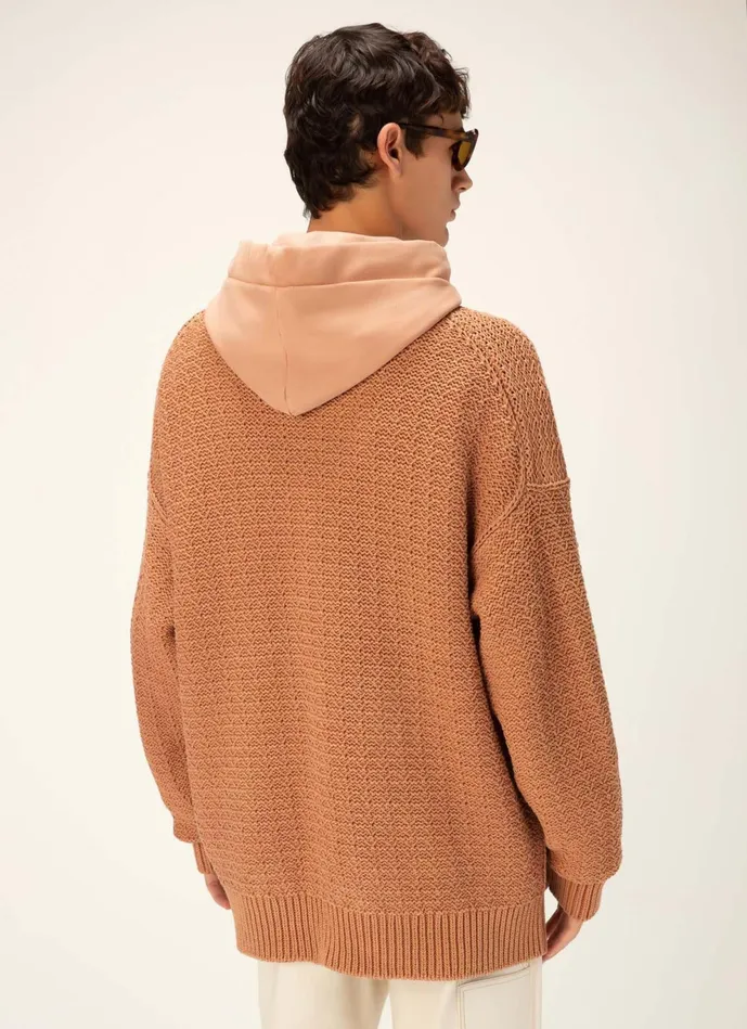 Men Bally Knitwear Organic Cotton Cardigan 8211 Cotton Knitwear In Pink