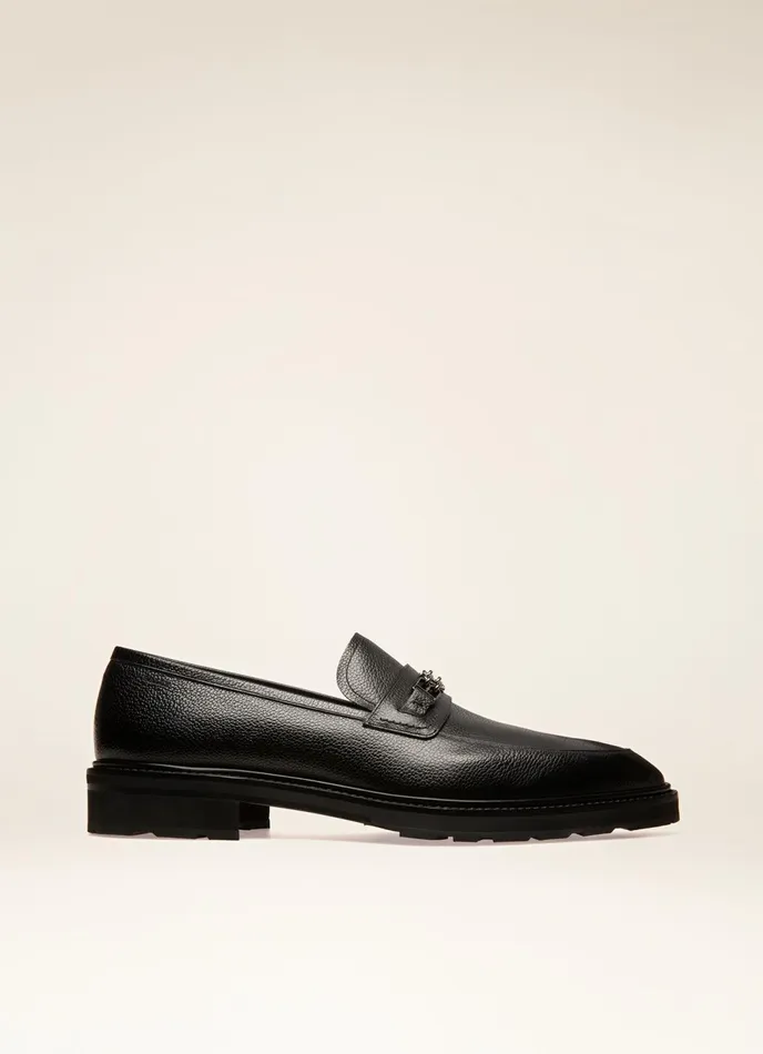 Men Bally Loafers And Moccasins Milser 8211 Leather Loafers In Black