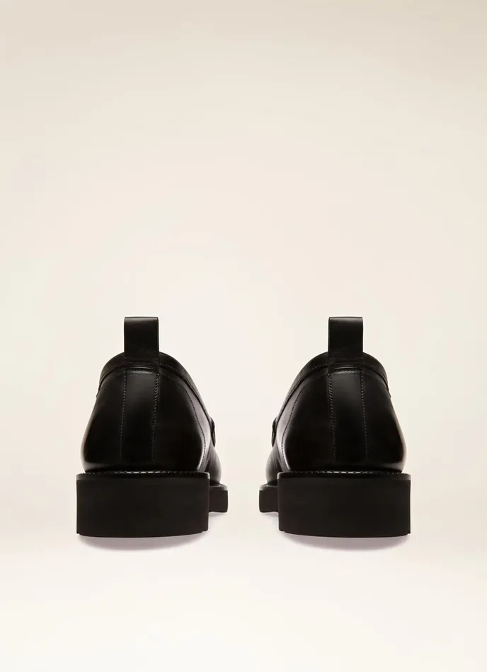 Men Bally Loafers And Moccasins Nolam 8211 Leather Moccassins In Black
