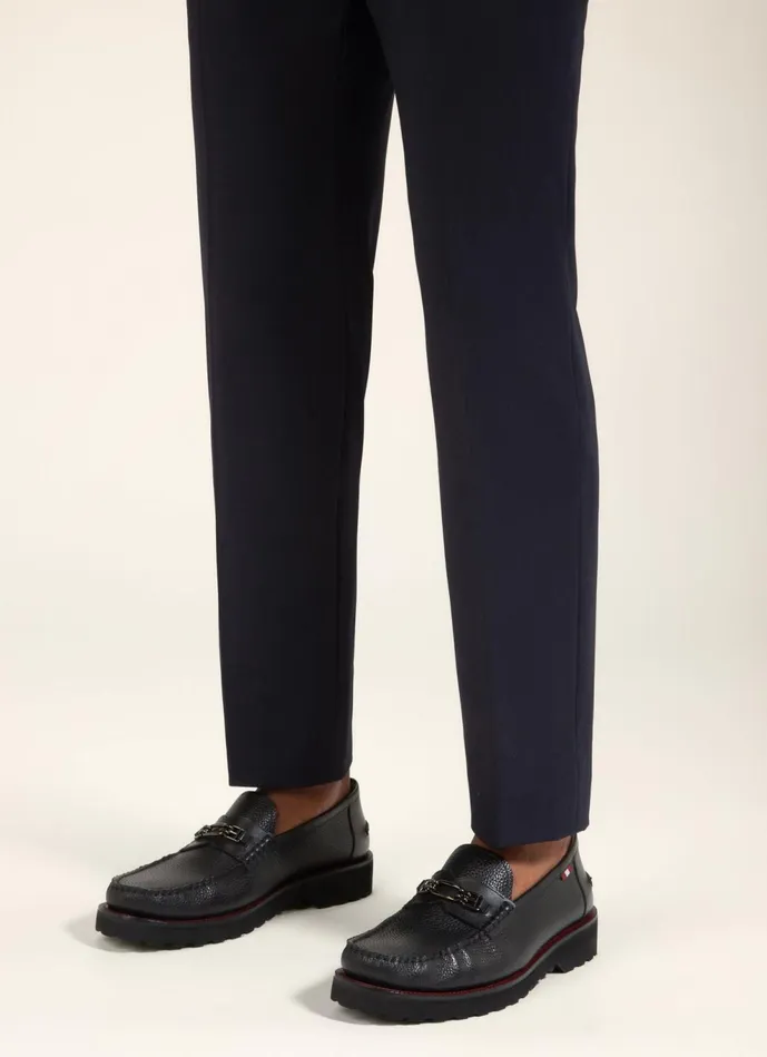 Men Bally Loafers And Moccasins Norrison 8211 Leather Moccasins In Black
