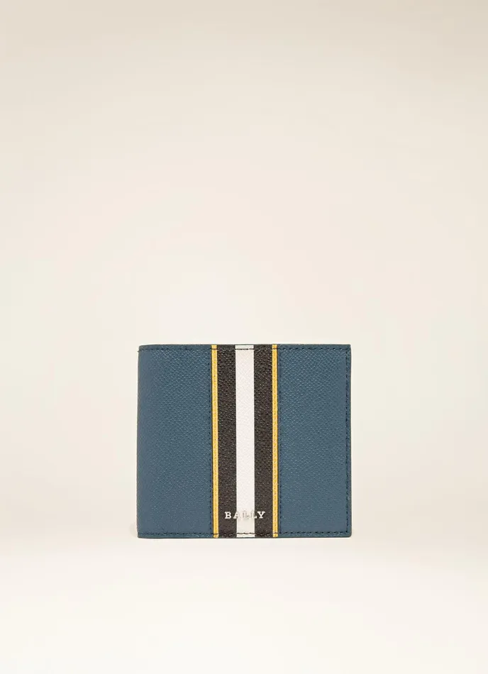 Men Bally Wallets Brasai 8211 Leather Wallet In Blue
