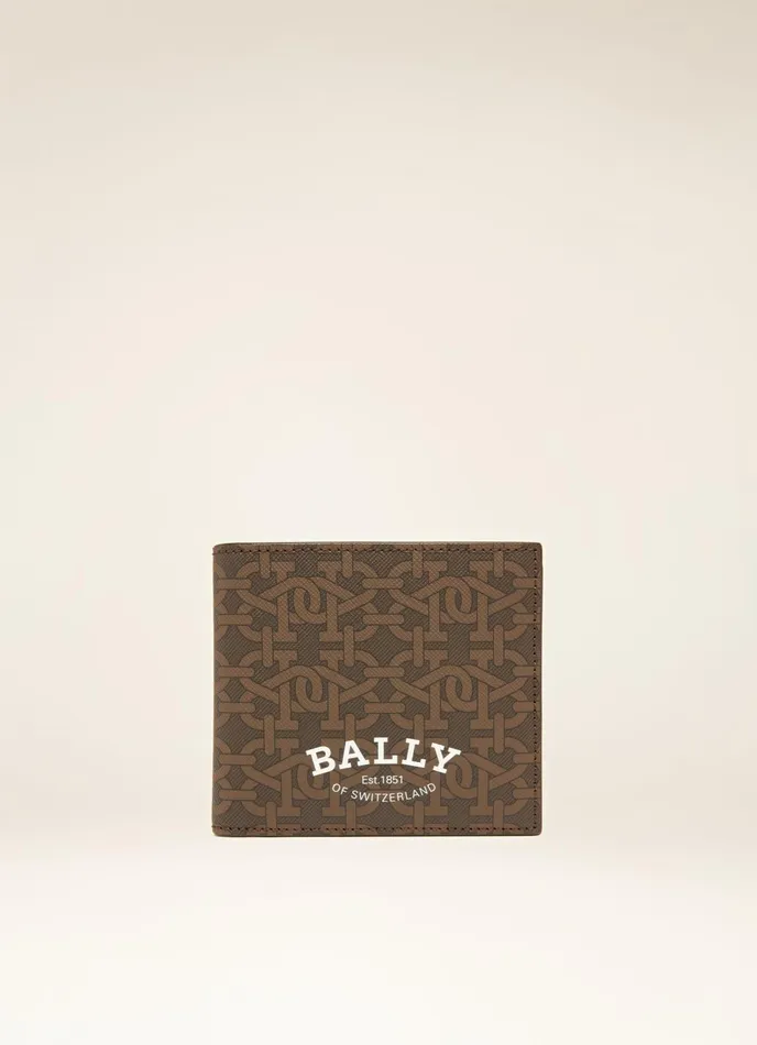 Men Bally Wallets Brasai 8211 TPU Wallet In Brown