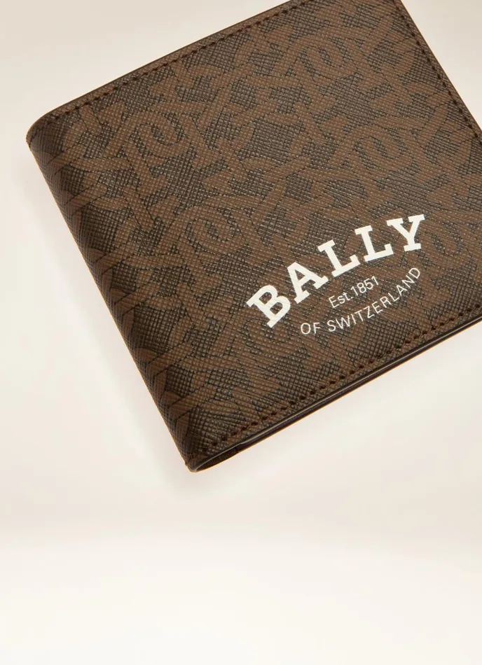 Men Bally Wallets Brasai 8211 TPU Wallet In Brown