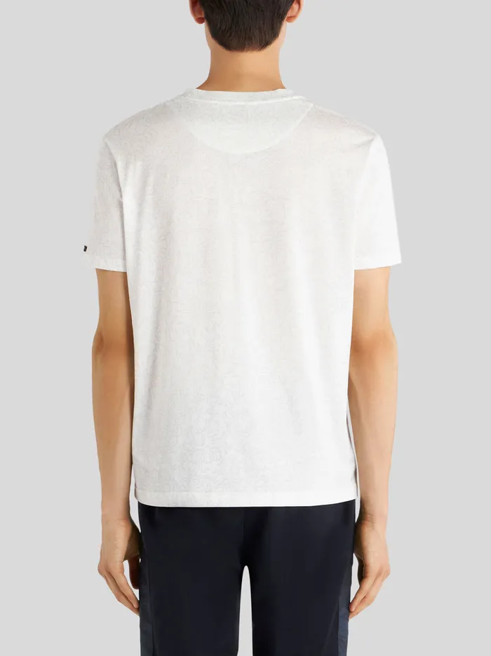 Men Bandana Print Jersey TShirt Etro TShirts